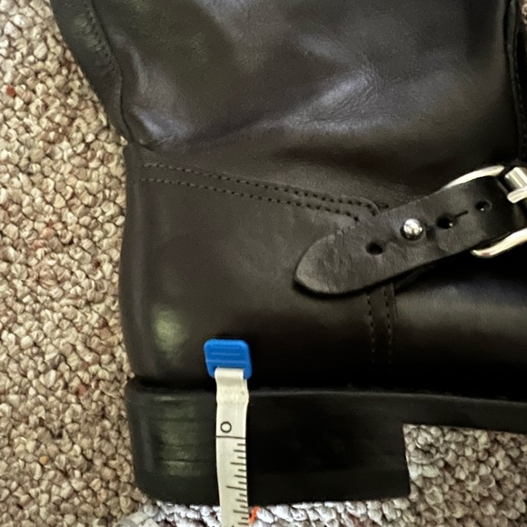 Rag & Bone Black leather MOTO buckle boots 38.5​ - Picture 12 of 14